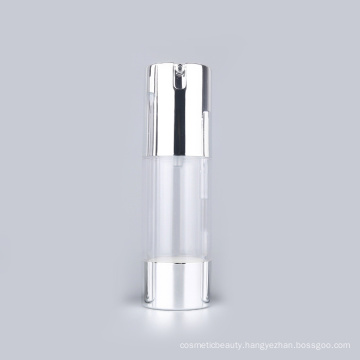 Wholesale manufacturers airless bottle 50ml airless cosmetic bottles with silver cap